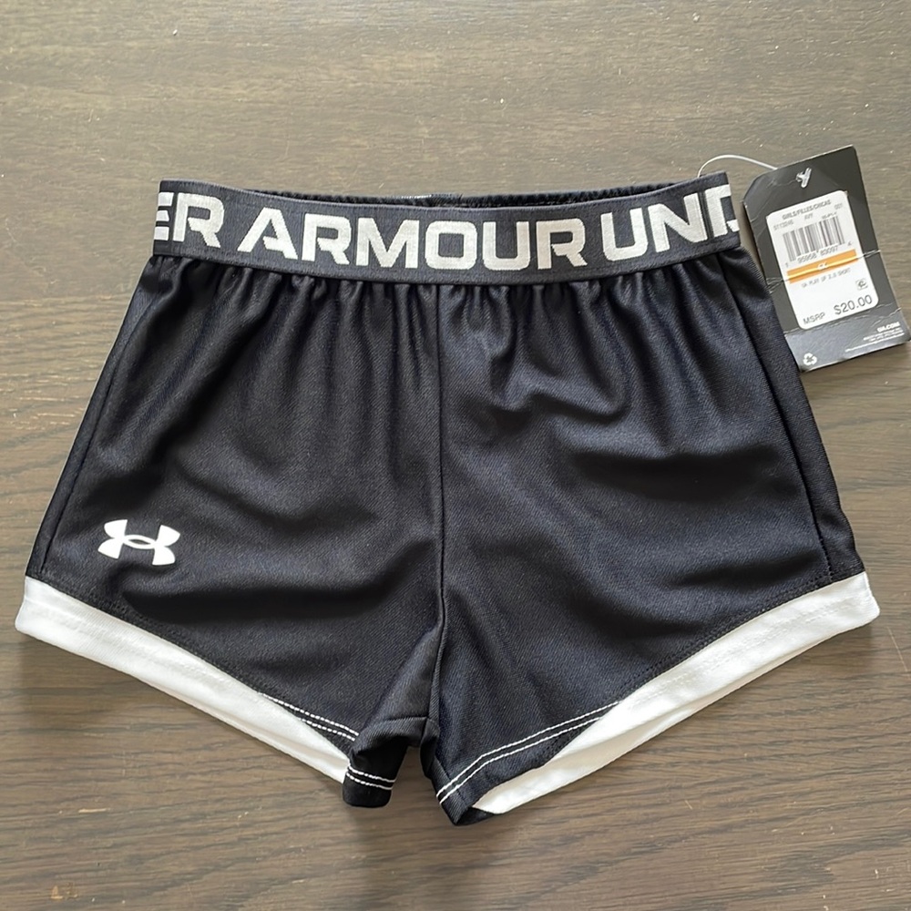Under Armour Girls Play Up 2.0 Shorts, 6x